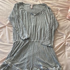 Grey romper pajama